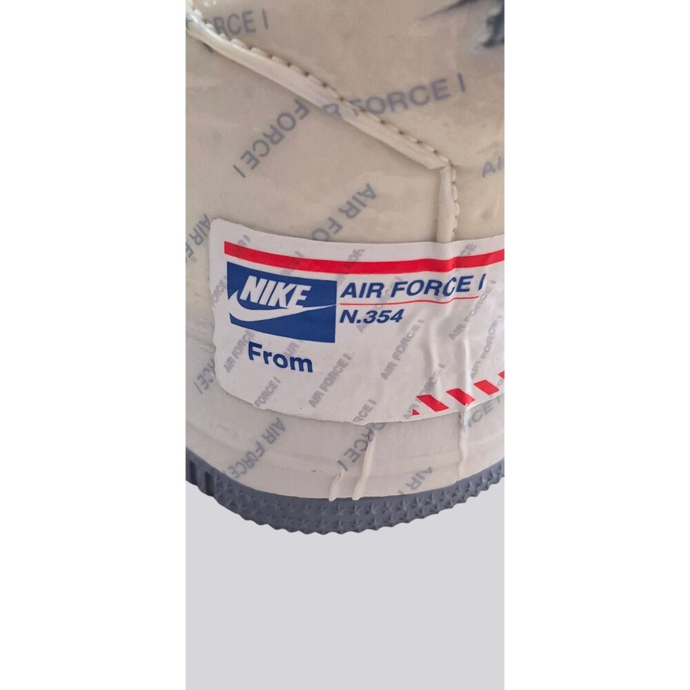 Nike Air Force 1 Experimental “Postal Ghost” USPS White Sneakers – US Size 7.5 - Picture 6 of 16